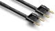 Hosa SKJ-603BB Dual Banana to Dual Banana Speaker Cable, 3 Feet