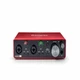 Focusrite Scarlett 2i2 3rd Gen USB Audio Interface for Recording, Red 