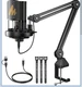 MAONO PM450S USB Condenser Microphone with Shock Mount & Boom Arm | 6.1 x 11....