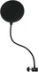 Gator - RI-POPFILTER Rok-It Single Layer Microphone Pop Filter w/Clamp Mount