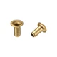 uxcell Hollow Rivet,2mm x 4mm Through Hole Copper 2mm x 200Pcs