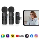 BOYA BY-V Mini Wireless Lavalier Microphone for Android/iPhone, Noise Reduction 