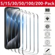 Wholesale LOT Tempered Glass Screen Protector for iPhone 17 Pro Max 16 15 14 13