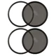 2 Goldwood Sound SG-M12 Steel Mesh Snap On Woofer Grills for 12" Speakers