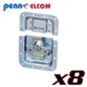 Eight Pack Penn Elcom L944/525MOL Butterfly Latch 6.85" PennBrite