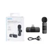 BOYA Wireless Lavalier Mini Microphone for iPhone 15, Plug & Play 2.4Ghz BY-V