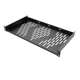 Beiyier 1U Universal Rack Shelf, 10" Deep Vented Cantilever Tray, 10&ldquo;, Black