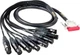 Mogami Gold DB25-XLRF-15 Analog Recorder Cable, 8 Channel, DB25 to XLR-Female...