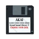 Akai S1000 / S5000 Floppy Disk Grand Sound Library 5 Choose Your Disk
