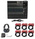 Mackie 1402VLZ4 14-ch Analog Low-Noise Mixer w/ 6 ONYX Preamps+Headphones+Cables