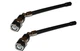 Pair of UHF 1/4 Wave Antennas w/ BNC Connectors for Shure Wireless Receiver