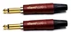 (2) Genuine NEUTRIK NP2XX-SILENT 1/4" Phone Plug Gold Contacts & Red Shell
