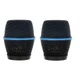 Black Beta87 Microphone Grille Replacement for Shure Beta 87 Mics RK324G 2-Pack