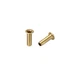 uxcell Hollow Rivet,3mm x 10mm Through Hole Copper 3mm x 200Pcs