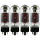NEW JJ TESLA 6L6GC Matched Quad Power Amp Tubes Valve 6L6 Guitar Amplifier 5881