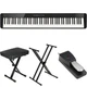 Casio Privia PX-S1100 Digital Piano Essentials Bundle - Black