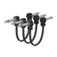 voltrish 3 Pack Guitar Patch Cables, Premium 5 Inch 5 inches, Black