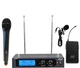 Audio2000'S tm AWM6026H VHF Dual Channel Wireless Microphone System (AWM6026L)
