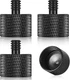 Frienda 4 Pieces Mic Stand Adapter 5/8 Female to 1/4 Male for Camera Mount Black