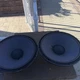 JBL K140  15" 8 Ohm Matching 15" Woofers Speakers  Not Tested Selling As Is