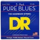DR Strings Pure Blues Pure Nickel Electric Guitar Strings, Medium 10-46, 3-Pa...