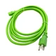 10 Ft Green AC Cable for BEHRINGER EUROPOWER PMP4000 PMP6000 MIXER