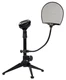Rockville Podcast Podcasting Adjustable Dynamic Microphone Mic Stand+Pop Filter