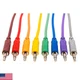 Hosa CMM-830 Unbalanced Patch Cables, 3.5 mm TS to Same, 1 Foot
