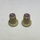2 PCS Original TASCAM Knob PURPLE / BEIGE M-1600 & Others - Mixer Vintage Part