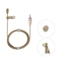 Beige Lapel Mic for Sennheiser EW 100 G4-ME2 Wireless Lavalier Microphone System