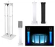 (1) Rockville White Adjustable Totem Speaker Stand For (1) Rockville RPG15BT