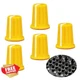 WXYINSPAS 5pcs EQ Rotary Knob for Pioneer DDJ DJ Mixer Yellow