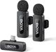 BOYA BY-V20 Wireless Microphones for iPhone 15/16 Series, Black 
