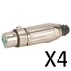 Lot of 4 New ORIGINAL Switchcraft AAA3FZ XLR Female Connector, Cable Mount 