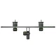 Gravity Cases MS STB 01 PRO Stereo Array 2 Microphone Bar Mount Stand