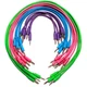 Eurorack Patch Cables - 20 Pack by Synthrotek 3.5mm 1/8 inch Mono 6" 12" 24" 36"