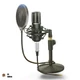 MAONO AU-PM325T Condenser Microphone Kit with 25mm Diaphragm & 3.5mm XLR (Black)