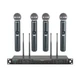 Phenyx Pro Wireless Microphone System, Quad Channel Wireless Mic, w/ 4x40 UHF...