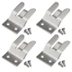 Microphone Holders DGHAOP 4pcs Metal MIC Holder/Clip with Screws for Car Radi...
