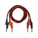 Test Lead Banana Plug Male Stackable to Banana Plug [39" / 1 Set]