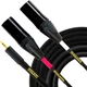 Mogami Gold Stereo Audio Y-Adapter Cable &ndash; 3.5mm TRS Plug to Dual XLR Male,...