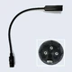 Littlite 6X-HI, 6" Gooseneck 5 Watt White Halogen Lamp with 3 Pin Male XLR