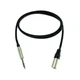 Pro Co BPBQXM-5 Excellines XLR Male to 1/4" TRS Patch Cable (5 Foot)