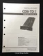 Original Yamaha CD8-TD II Digital I/O Card Service Manual