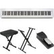 Casio Privia PX-S1100 Digital Piano Essentials Bundle- White