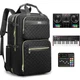 Rabjen DJ Backpack for Club Gigs, DJ Mixer Case Compatible with Pioneer DJ