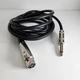 Hosa Technology XLR3F to 1/4 in TS Microphone Cable, 10ft