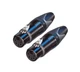 (2)Two Genuine NEUTRIK NC5FXX-B DMX FEMALE XLR Cable Mount Connector BLACK