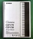 Yamaha CLP-170 CLP-150 Instruction Manual: 124 Pages & Protective Covers!