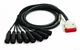 Mogami Gold DB25-XLRM-10 Analog Recorder Interface Cable, 8 Channel, DB25 to ...